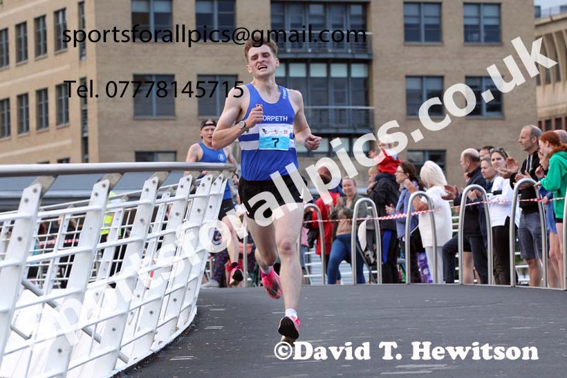 Quayside 5k Road Race, Newcastle/Gateshead, 2021, August 11th. Photo: David T. Hewitson/Sports for All Pics